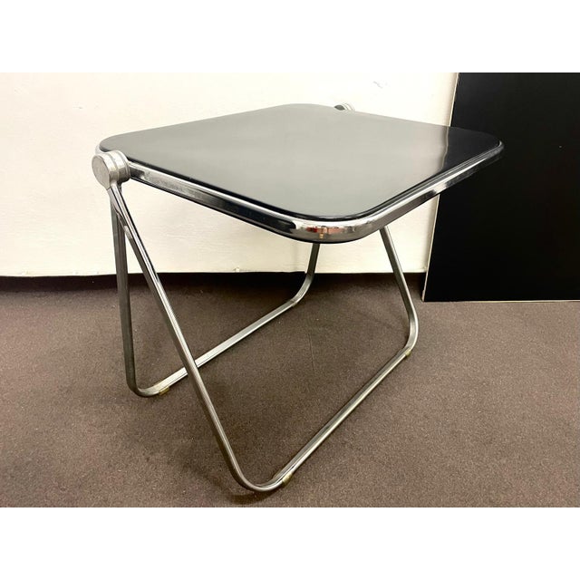1970s Platone Folding Side Table by Giancarlo Piretti for Anonima Castelli, 1970s For Sale - Image 5 of 10