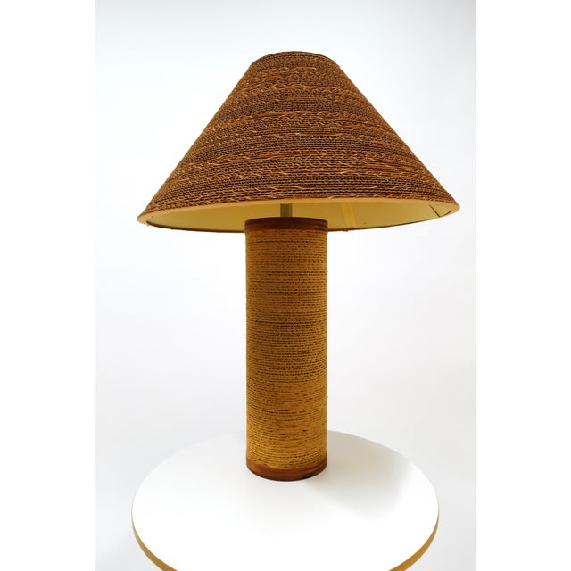 Late 20th Century Cardboard Lamp by Gregory Van Pelt For Sale - Image 9 of 13