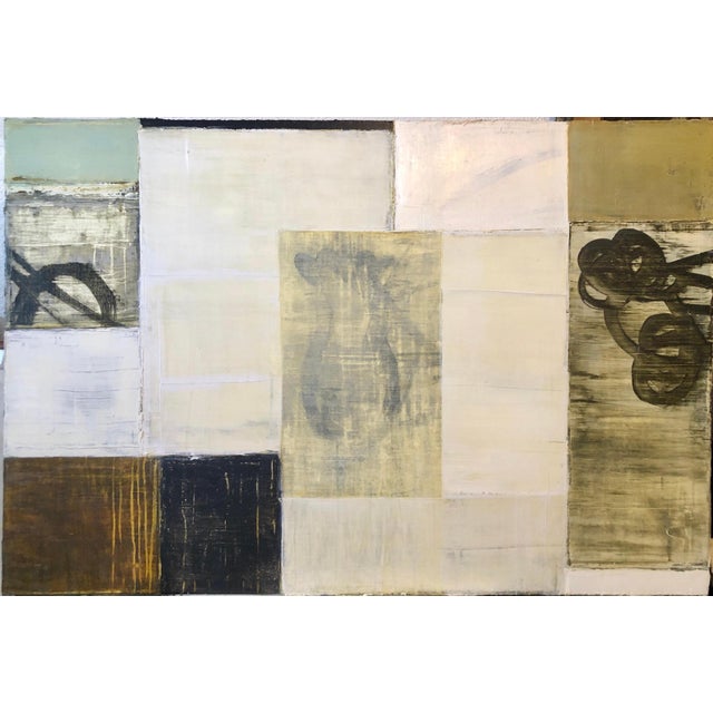 Berndt Haussmann (German / American, b. 1957) Das Lied von der Erde, mixed media painting on canvas signed, titled and...