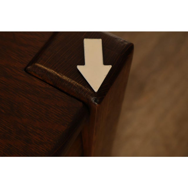 Antique Arts & Crafts Library Table Writing Desk For Sale - Image 18 of 18