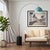 The Tambo Arc Lamp is a striking Mid-Century Modern lighting piece designed by Peter Morelli in 1984. This arc lamp...