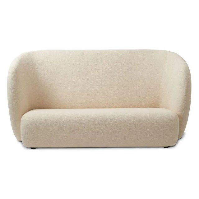 Haven 3 seater cream by Warm Nordic Dimensions: D220 x W84 x H 110/40 cm Material: Textile upholstery, Foam, Spring...