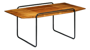 Coffee Table with Slatted Top by Taichiro Nakai for La Permanente Mobili Cantù, Italy, 1955
