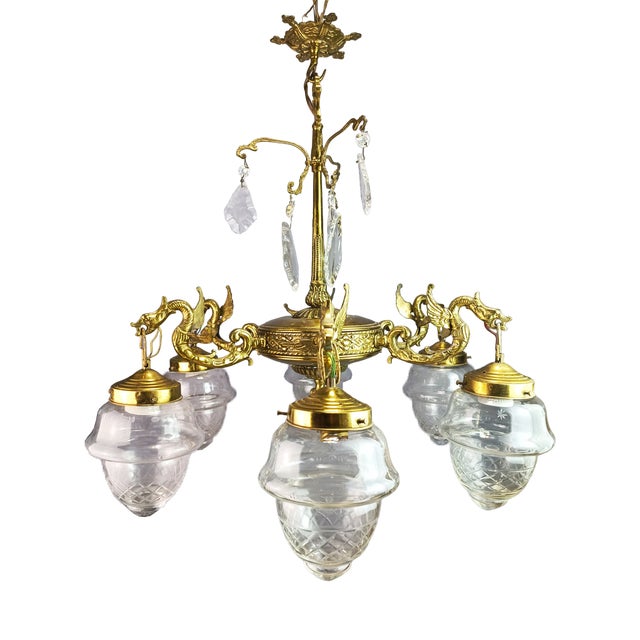 Art Deco Ceiling Lamp, 1930s For Sale