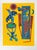 Cécile De Bruijn, Woman With a Bird, 1950, Silkscreen For Sale - Image 7 of 7