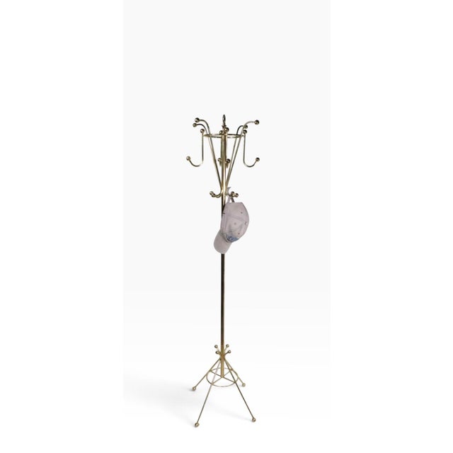 Mid-Century Modern Mid 20th Century Hollywood Regency Coat Rack Stand For Sale - Image 3 of 9
