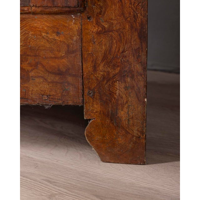 18th Century Classic Walnut Wood Wardrobe For Sale - Image 17 of 18