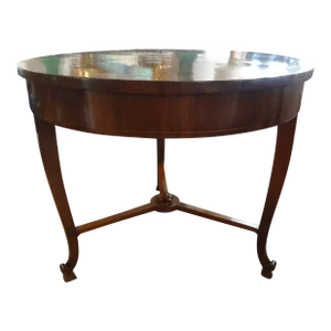 19th Century Italian Walnut Center Table or Game Table