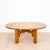 Wood Round Elm Table with Extension from Maison Regain, 1985 For Sale - Image 7 of 7