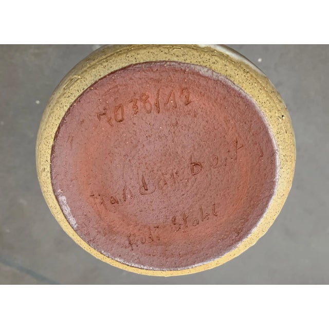Mid-Century German Studio Pottery Vessel from Rudi Stahl, 1960s For Sale - Image 13 of 18