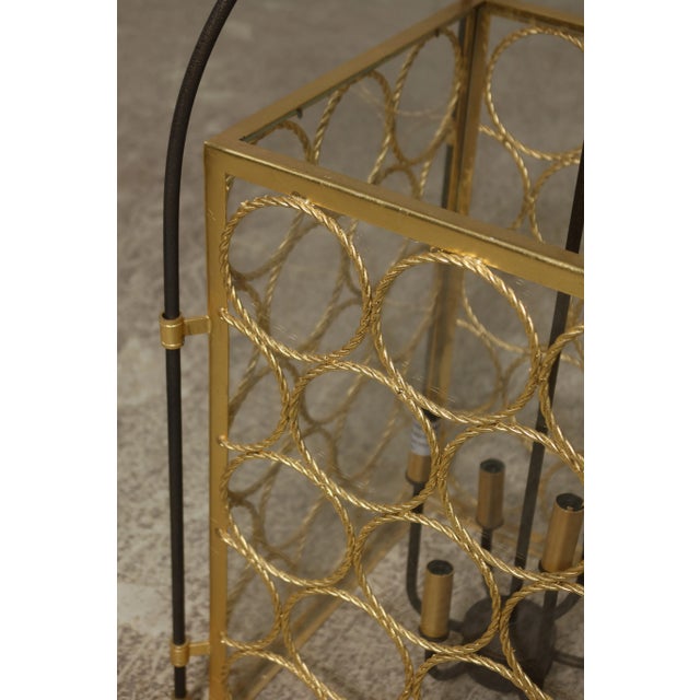 Modern Modern Design Iron & Gold Gilt Hanging Chandelier Lantern For Sale - Image 3 of 9