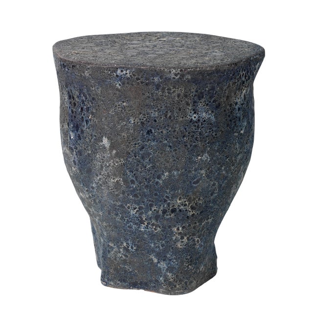 Jamie Young Molten Side Table in Blue For Sale - Image 4 of 4