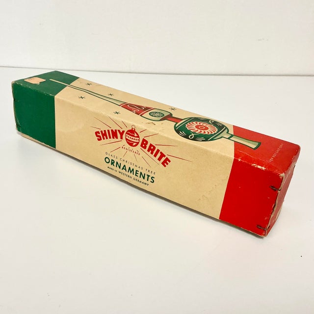 Antique German Hollywood Regency Blown Mercury Glass Christmas Tree Topper, Three Indents For Sale - Image 15 of 16