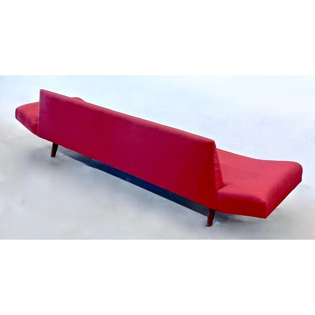 Mid-Century Modern Mid-Century Modern Adrian Pearsall Walnut Gondola Sofa For Sale - Image 3 of 8