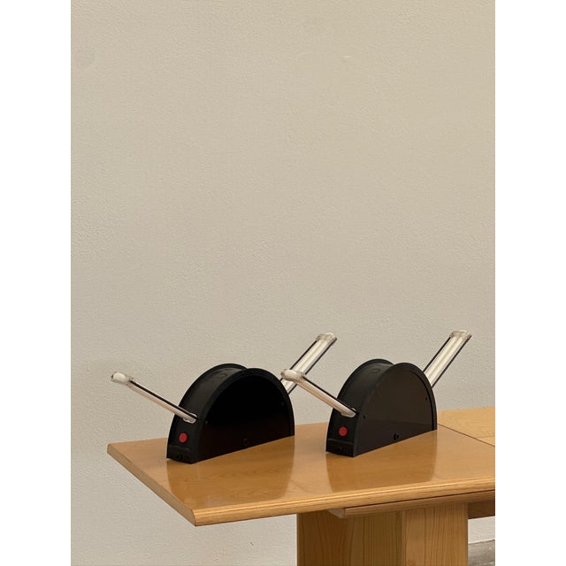 Rha Table Lamps by Boccato, Gigante & Zambusi for Zerbetto Padova, 1980s, Set of 2 I have official proof of authenticity...