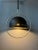 Dijkstra space age pendant lamp with chrome frame and black shade. The light escapes beautifully through the black escape...