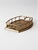 Mid-Century Modern Mid-Century Hollywood Regency Brass Gallery Tray For Sale - Image 3 of 10