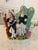 A charming antique Victorian Staffordshire pottery flatback figure titled Highland Jessie. Beautifully modelled and hand-...