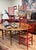 Vintage Red Ladderback Rush Seat Dining Chairs, Set of 5 For Sale - Image 12 of 12