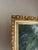 Asparagus Early 1900s Antique Country Landscape Oil Painting in Gilt Frame- 13 X 15” For Sale - Image 8 of 11