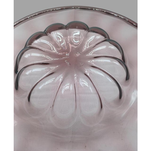 Mauve Murano Glass Centerpiece by Vittorio Zecchin for MVM Cappellin, Italy, 1930s For Sale - Image 6 of 15