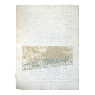 Paula Crane "Remembered I" Hand Signed Numbered Fine Art Etching For Sale