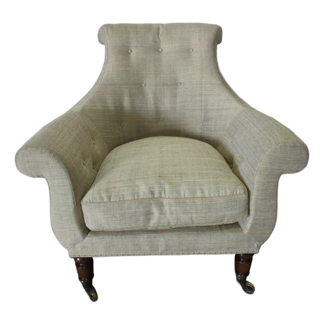 William IV Style Library Armchair England, Circa 1920 For Sale