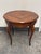Wood Acquisitions for Henredon Round Parquetry Pull-Out Side Table For Sale - Image 7 of 12
