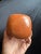 Armando Silveira Jr. Mata Ortiz Squared Form Vessel, Orange and Slate Geometric For Sale - Image 4 of 4
