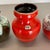 Ceramic Fat Lava Op Art Multi-Color Pottery Vases from Bay Ceramics, Germany, 1970s, Set of 3 For Sale - Image 7 of 16