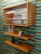 Mid-Century Modern Teak String Shelving Unit with Display Cabinet and Black Ladders by Kajsa & Nils Nisse Strinning for String, Sweden, 1960s For Sale - Image 4 of 10