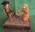 Automaton German Zinner & Sohn Musical Toy W Children & Organ Grinder Monkey For Sale In Savannah - Image 6 of 16