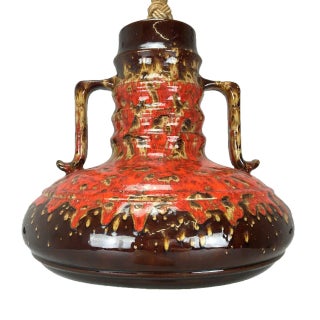 Ceramic Hanging Lamp, 1960s For Sale