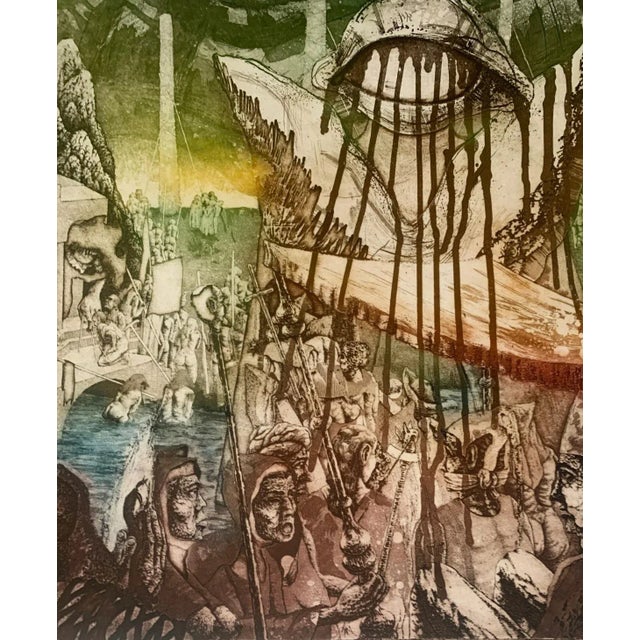 Robert Bartel, Crusade, 1991, Etching For Sale - Image 4 of 6