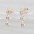 Gemstone Information: - Natural Diamonds - Total Carats - 0.09ctw Cut - Round Brilliant Color - Champagne Clarity - SI1 -...