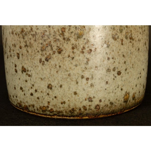 Brown Ceramic Vase by Nils Kähler for Kähler, 1960s For Sale - Image 8 of 12