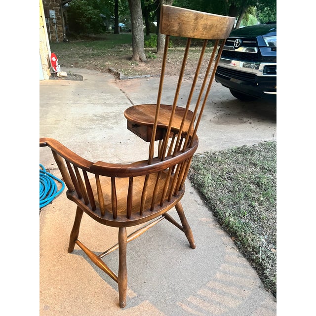 Late 19th Century Barnard & Simonds Writing Chair For Sale - Image 5 of 14