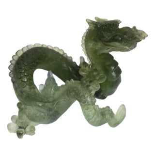Pâte de Verre Dragon from Daum, 1990s For Sale