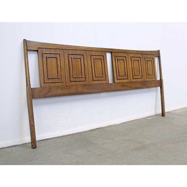 MidCentury Modern Broyhill Sculptra King Size Headboard Chairish