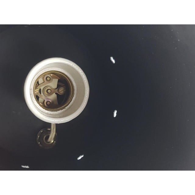 Italian Black Aluminum & Brass Adjustable Spot Lights, 1950s, Set of 2 For Sale - Image 10 of 12