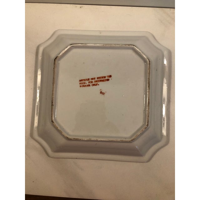 Handpainted Chinoiserie Decorative Plate With Birds For Sale - Image 6 of 8