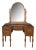Antique William & Mary Style Walnut Dressing Table Dresser Vanity Mirror For Sale