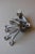 Silver Set of 10, French Industrial Cast Aluminum Drawer Pulls For Sale - Image 8 of 8
