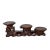 2020s Chinese Brown Stem Uneven 3 Steps Table Top Display Stand Easel For Sale - Image 5 of 7