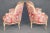 Gorgeous Pair of Paint Decorated Upholstered French Large Bergere Chairs For Sale - Image 4 of 13