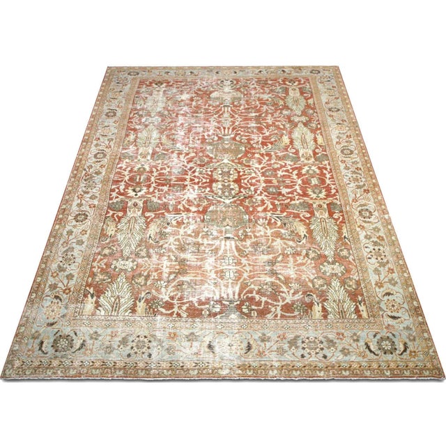 1940s 1940s Persian Mahal Rug For Sale - Image 5 of 7