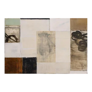 Neo-Abstract Expressionist Contemporary Oil Painting Mixed Media, 2001