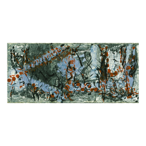 Large 1970 Lithograph by Jean-Paul Riopelle Untitled II