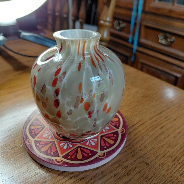 Mid-Century Murano Small Vase For Sale - Image 4 of 8