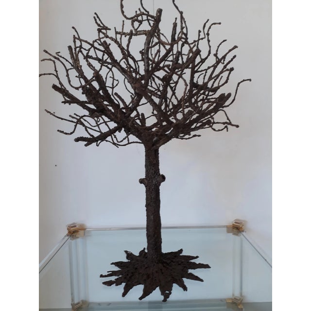 Metal Anonymous, Brutalist Tree Sculpture, 1980s, Iron For Sale - Image 7 of 10
